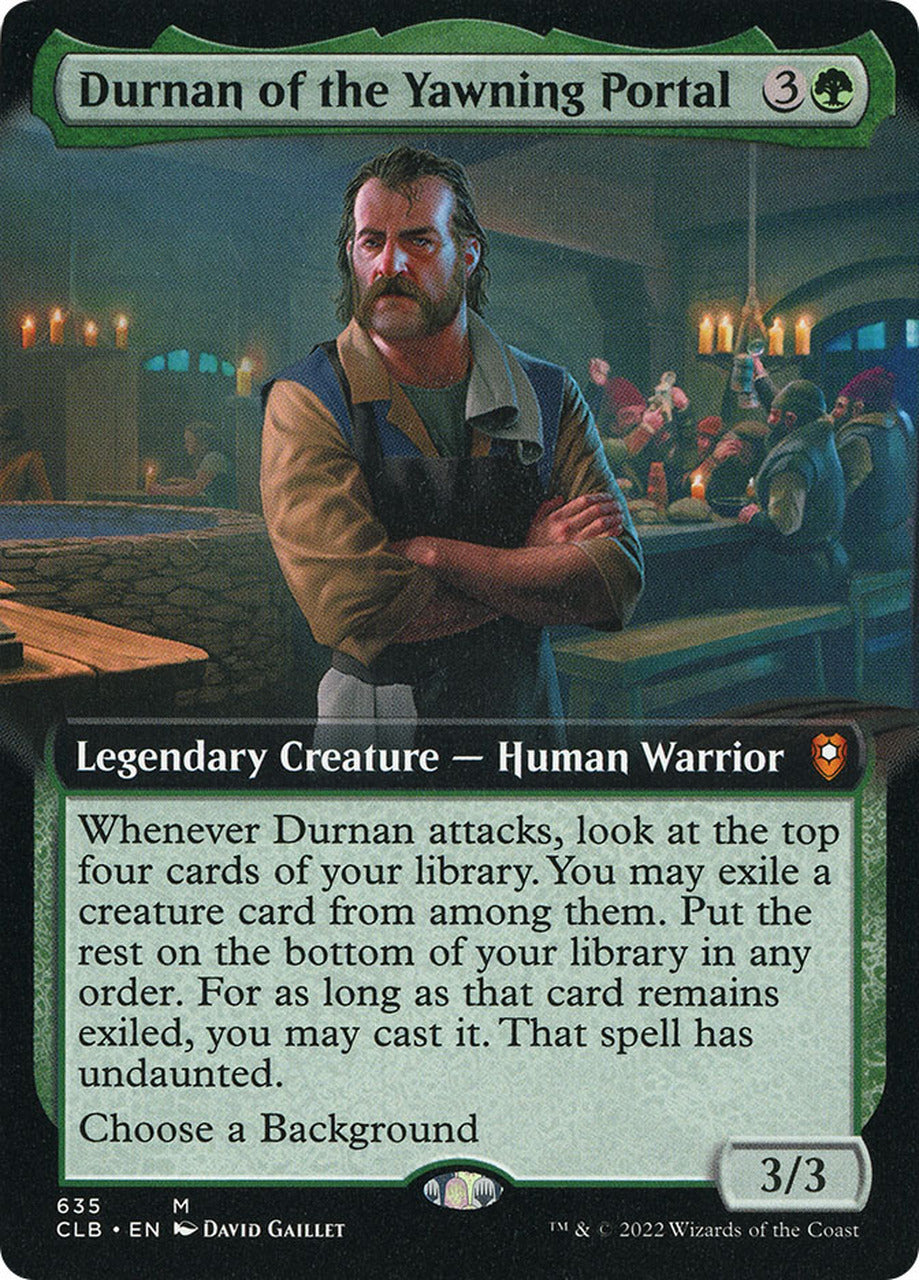 Durnan of the Yawning Portal (Extended Art) [Commander Legends: Battle for Baldur's Gate] | Game Grid - Logan