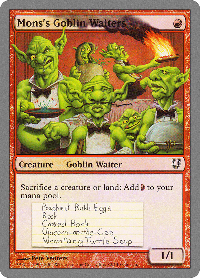 Mons's Goblin Waiters [Unhinged] | Game Grid - Logan