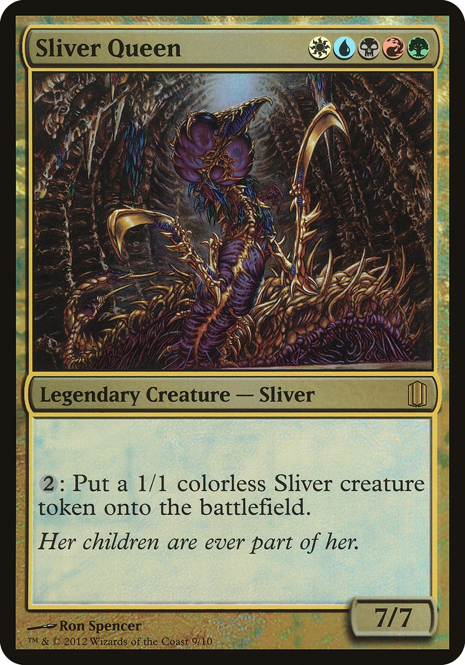 Sliver Queen (Oversized) [Commander's Arsenal Oversized] | Game Grid - Logan