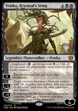 Vraska, Betrayal's Sting (Promo Pack) [Phyrexia: All Will Be One Promos] | Game Grid - Logan