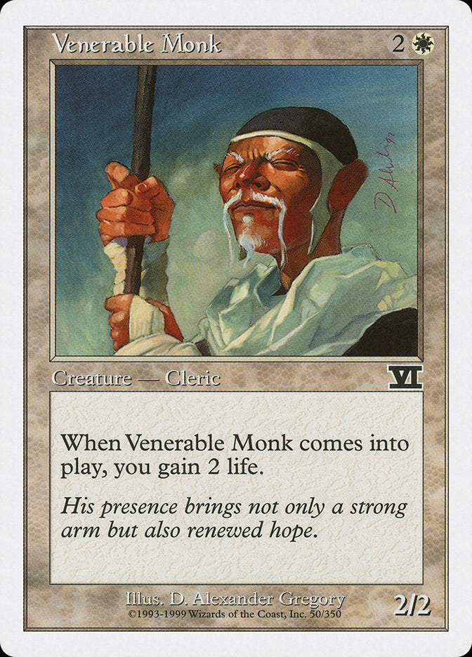 Venerable Monk [Classic Sixth Edition] | Game Grid - Logan