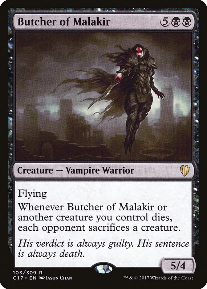 Butcher of Malakir [Commander 2017] | Game Grid - Logan