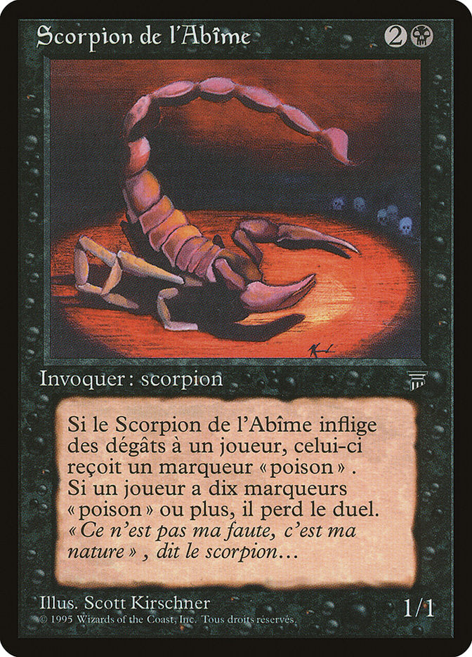 Pit Scorpion (French) - "Scorpion de l'Abime" [Renaissance] | Game Grid - Logan