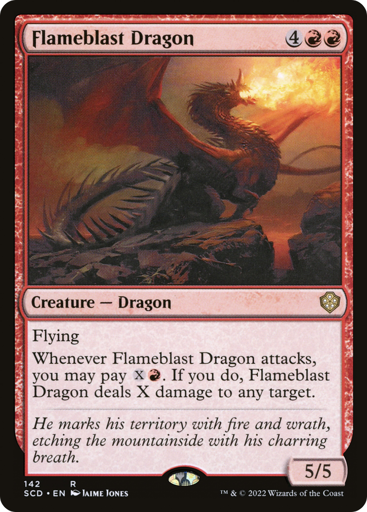 Flameblast Dragon [Starter Commander Decks] | Game Grid - Logan