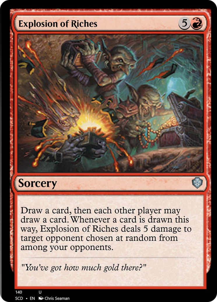 Explosion of Riches [Starter Commander Decks] | Game Grid - Logan