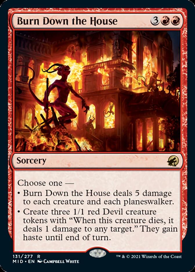 Burn Down the House [Innistrad: Midnight Hunt] | Game Grid - Logan