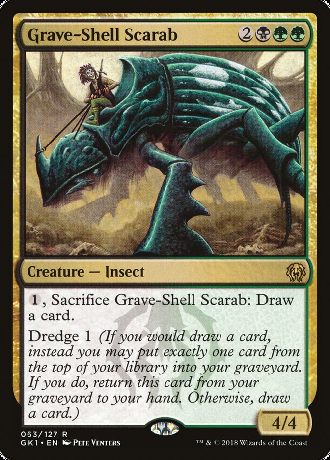 Grave-Shell Scarab [Guilds of Ravnica Guild Kit] | Game Grid - Logan