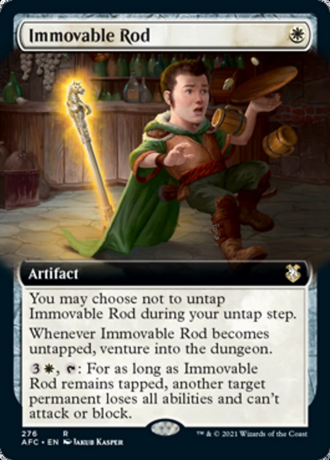 Immovable Rod (Extended Art) [Dungeons & Dragons: Adventures in the Forgotten Realms Commander] | Game Grid - Logan