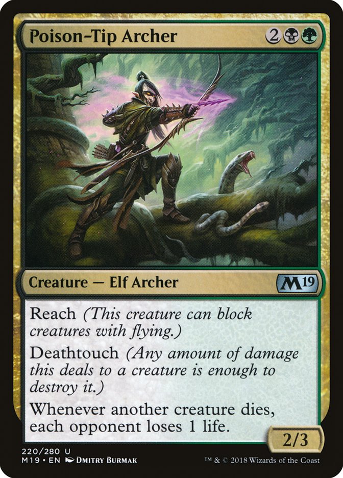 Poison-Tip Archer [Core Set 2019] | Game Grid - Logan