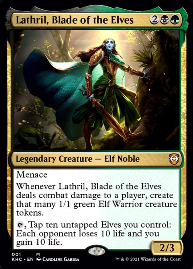 Lathril, Blade of the Elves [Kaldheim Commander] | Game Grid - Logan