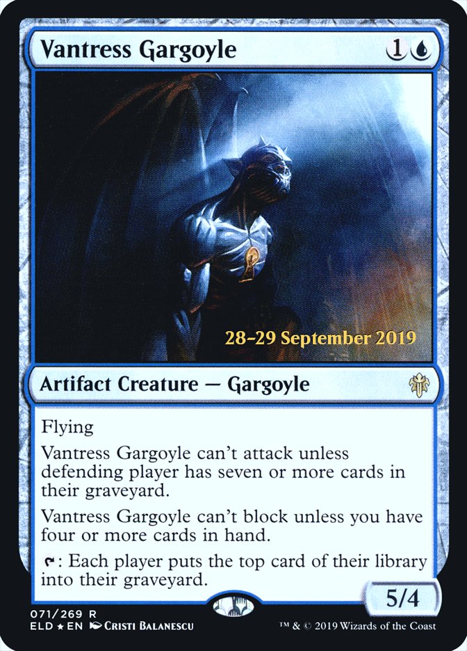 Vantress Gargoyle [Throne of Eldraine Prerelease Promos] | Game Grid - Logan