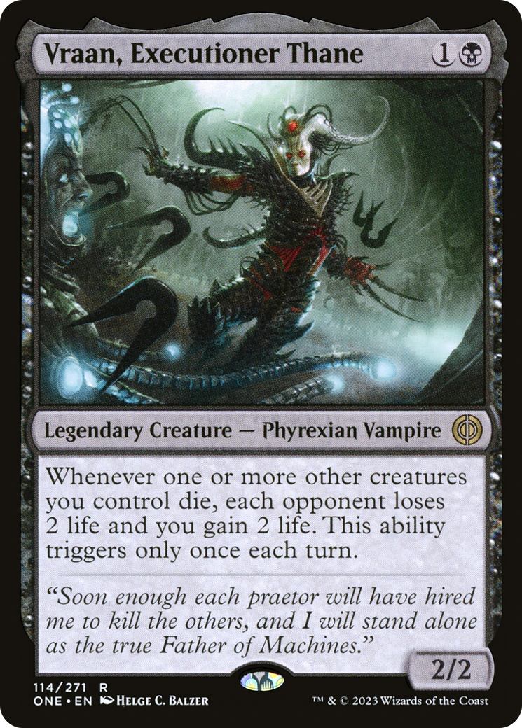 Vraan, Executioner Thane [Phyrexia: All Will Be One] | Game Grid - Logan