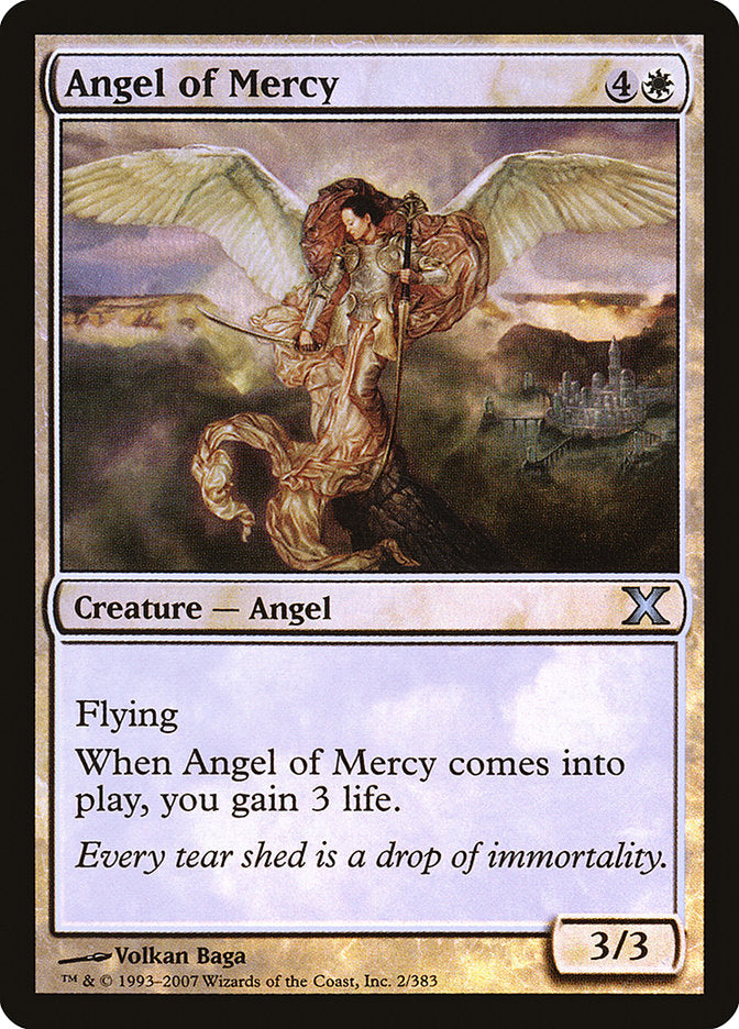 Angel of Mercy (Premium Foil) [Tenth Edition] | Game Grid - Logan