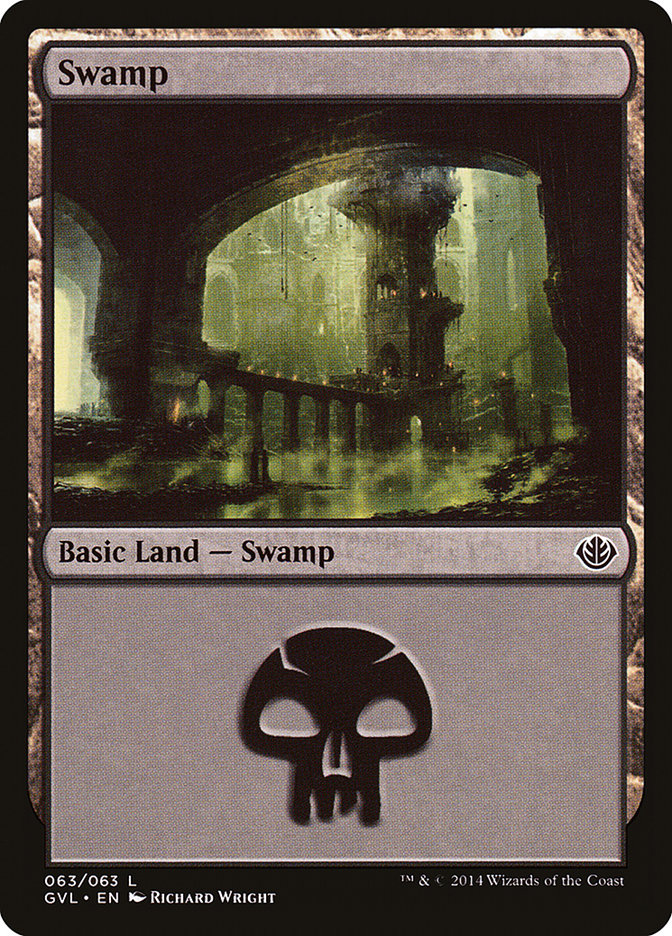 Swamp (63) (Garruk vs. Liliana) [Duel Decks Anthology] | Game Grid - Logan