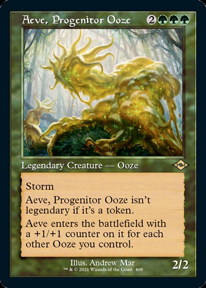 Aeve, Progenitor Ooze (Retro Foil Etched) [Modern Horizons 2] | Game Grid - Logan