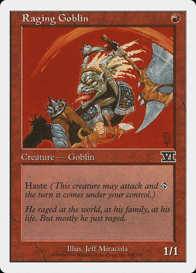 Raging Goblin [Classic Sixth Edition] | Game Grid - Logan