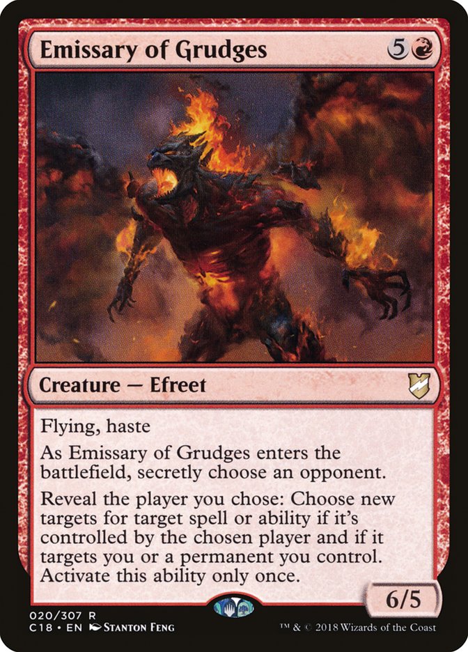 Emissary of Grudges [Commander 2018] | Game Grid - Logan