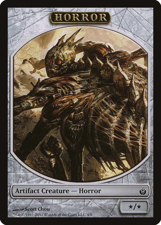 Horror Token [Mirrodin Besieged Tokens] | Game Grid - Logan