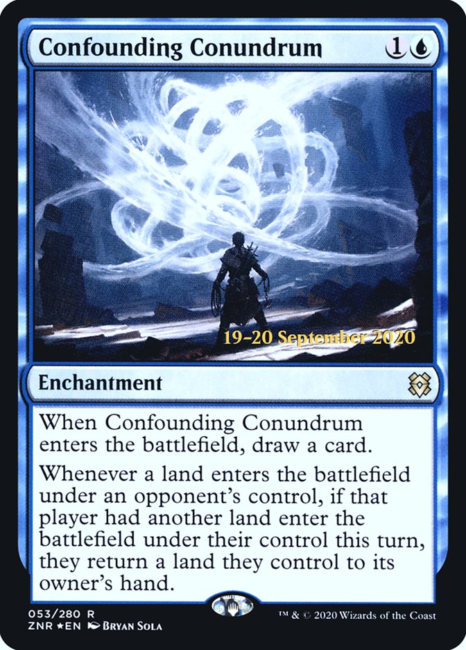 Confounding Conundrum [Zendikar Rising Prerelease Promos] | Game Grid - Logan