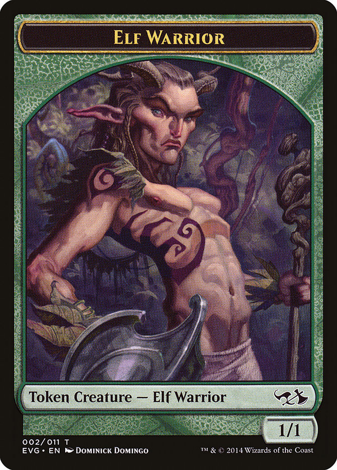 Elf Warrior Token (Elves vs. Goblins) [Duel Decks Anthology Tokens] | Game Grid - Logan