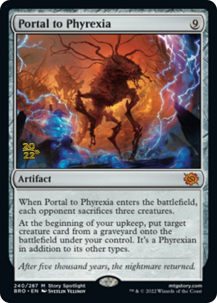 Portal to Phyrexia [The Brothers' War Prerelease Promos] | Game Grid - Logan