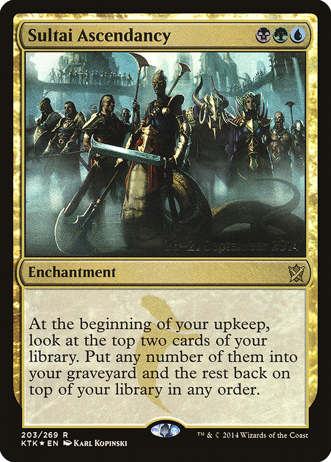 Sultai Ascendancy [Khans of Tarkir Prerelease Promos] | Game Grid - Logan