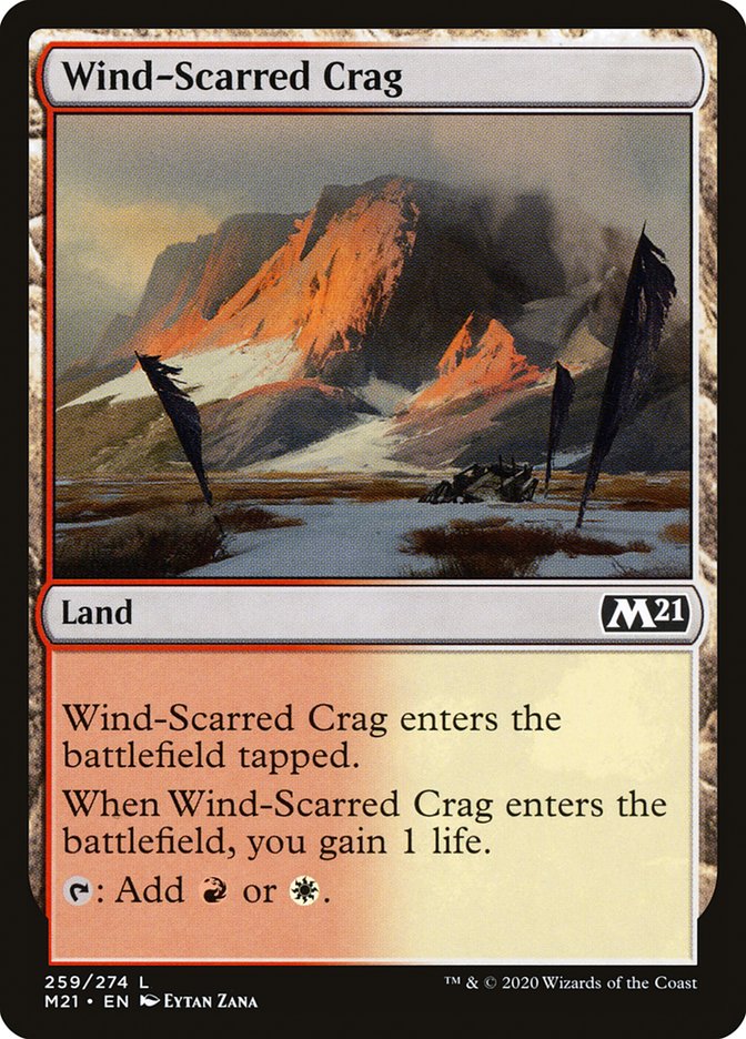 Wind-Scarred Crag [Core Set 2021] | Game Grid - Logan