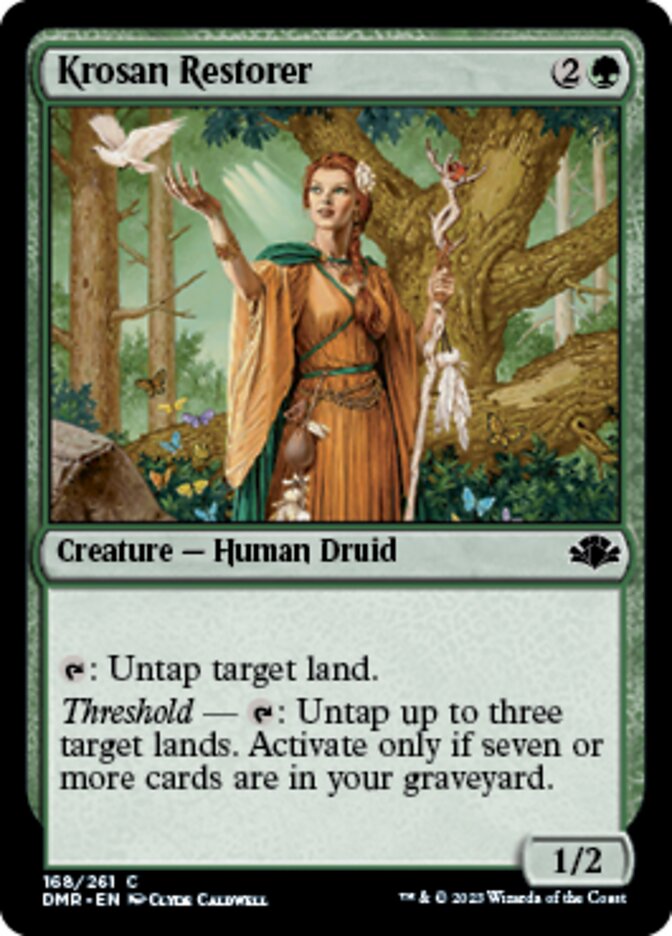 Krosan Restorer [Dominaria Remastered] | Game Grid - Logan