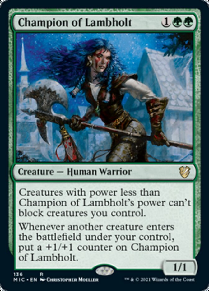 Champion of Lambholt [Innistrad: Midnight Hunt Commander] | Game Grid - Logan