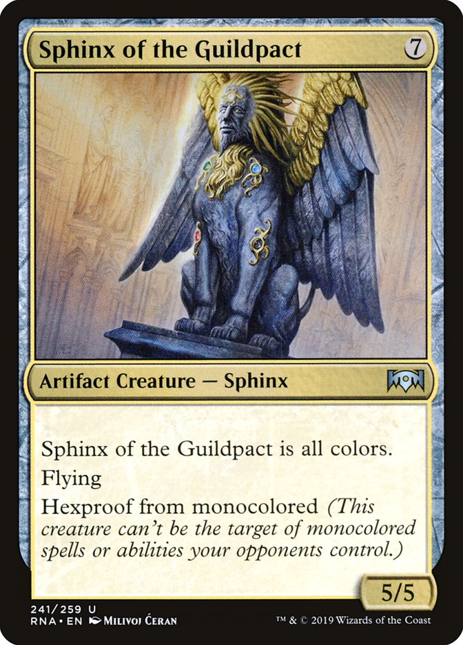 Sphinx of the Guildpact [Ravnica Allegiance] | Game Grid - Logan