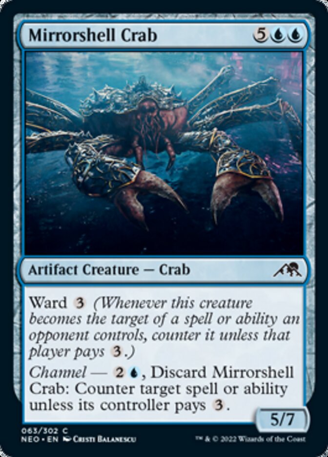 Mirrorshell Crab [Kamigawa: Neon Dynasty] | Game Grid - Logan