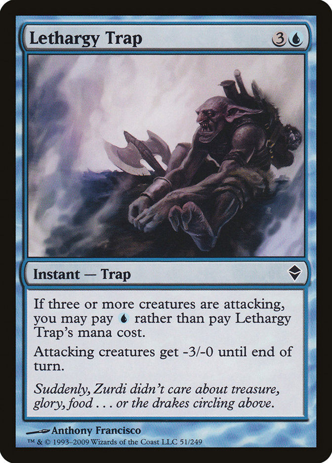 Lethargy Trap [Zendikar] | Game Grid - Logan