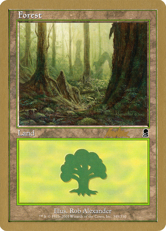 Forest (bk348) (Brian Kibler) [World Championship Decks 2002] | Game Grid - Logan