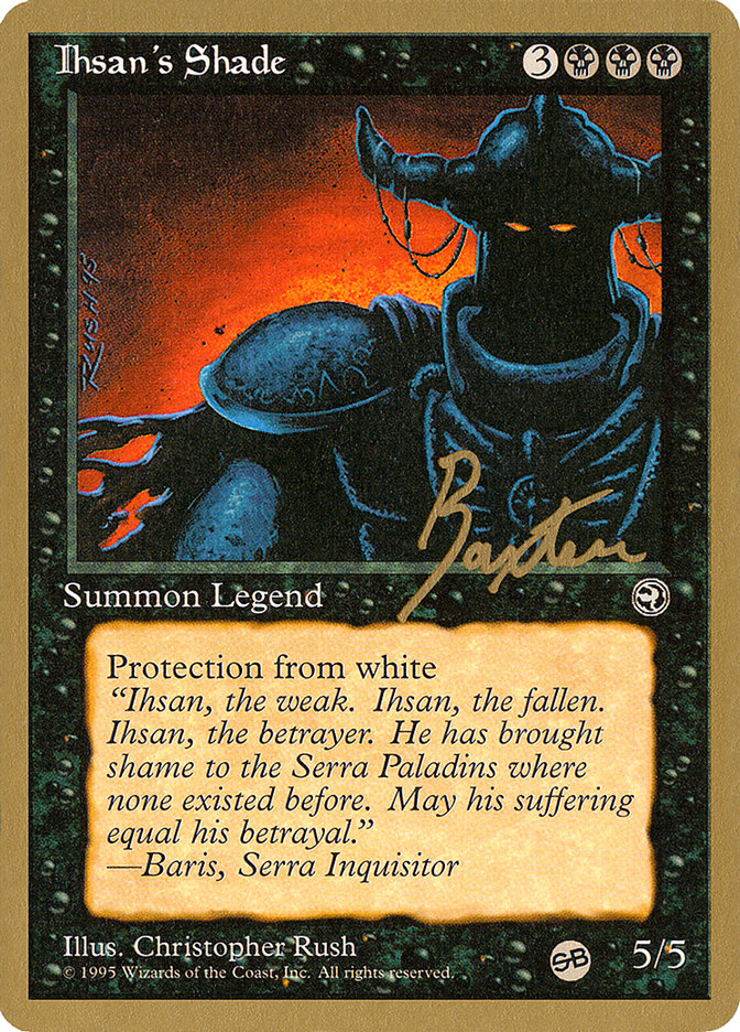 Ihsan's Shade (George Baxter) (SB) [Pro Tour Collector Set] | Game Grid - Logan