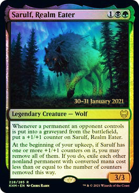 Sarulf, Realm Eater [Kaldheim Prerelease Promos] | Game Grid - Logan