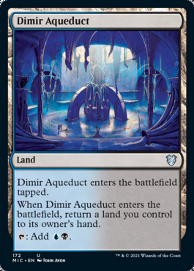 Dimir Aqueduct [Innistrad: Midnight Hunt Commander] | Game Grid - Logan