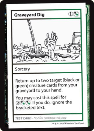 Graveyard Dig (2021 Edition) [Mystery Booster Playtest Cards] | Game Grid - Logan