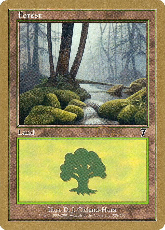 Forest (jt328) (Jan Tomcani) [World Championship Decks 2001] | Game Grid - Logan