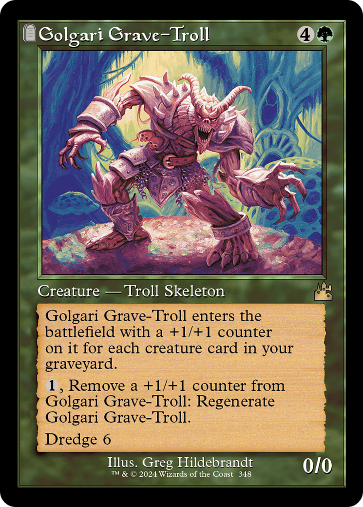 Golgari Grave-Troll (Retro Frame) [Ravnica Remastered] | Game Grid - Logan