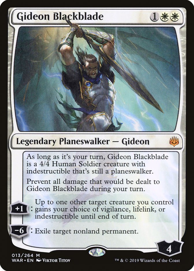 Gideon Blackblade [War of the Spark] | Game Grid - Logan