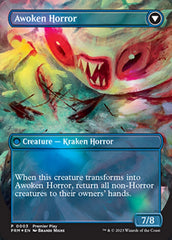 Thing in the Ice // Awoken Horror (Borderless Alternate Art) [Regional Championship Qualifiers 2023] | Game Grid - Logan