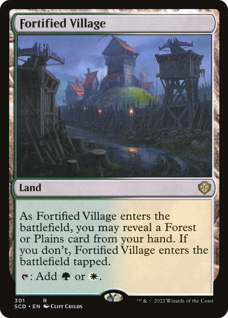 Fortified Village [Starter Commander Decks] | Game Grid - Logan