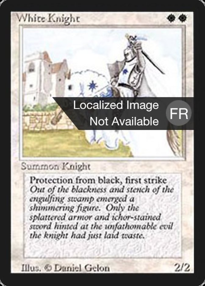 White Knight [Foreign Black Border] | Game Grid - Logan