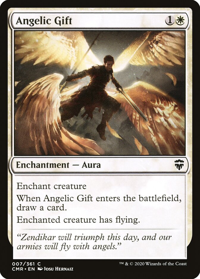 Angelic Gift [Commander Legends] | Game Grid - Logan