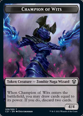 Eldrazi // Champion of Wits Double-Sided Token [Commander 2021 Tokens] | Game Grid - Logan