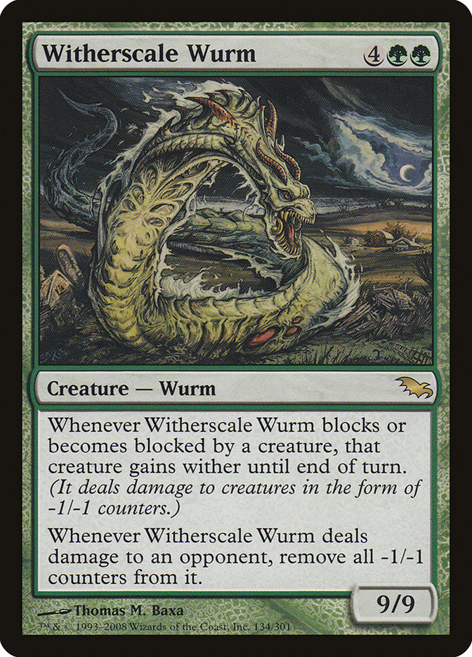 Witherscale Wurm [Shadowmoor] | Game Grid - Logan