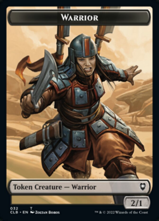 Warrior // Inkling Double-Sided Token [Commander Legends: Battle for Baldur's Gate Tokens] | Game Grid - Logan