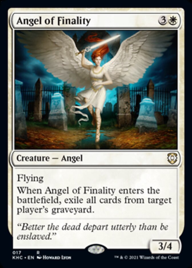 Angel of Finality [Kaldheim Commander] | Game Grid - Logan