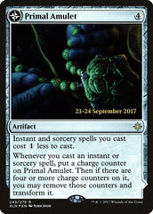Primal Amulet // Primal Wellspring [Ixalan Prerelease Promos] | Game Grid - Logan
