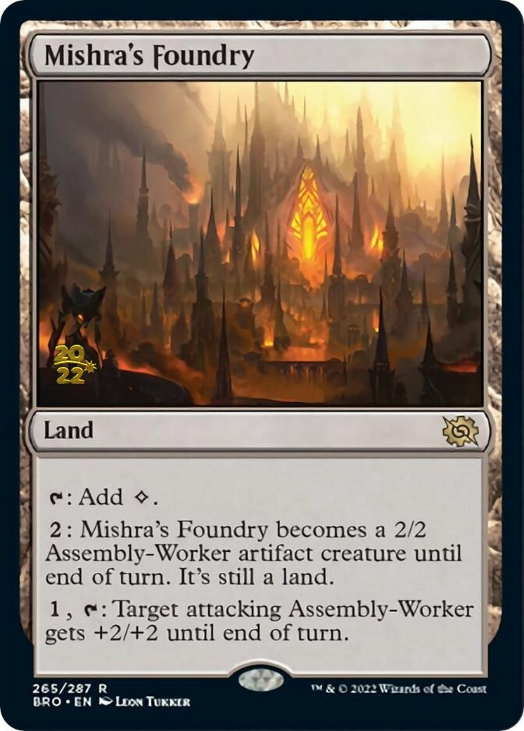 Mishra's Foundry [The Brothers' War Prerelease Promos] | Game Grid - Logan